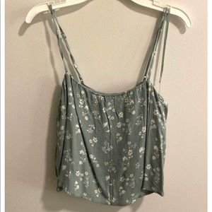 american eagle cropped tank top